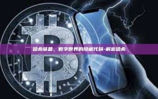哈希谜题，数字世界的隐藏代码-解密哈希